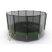 Батут с внешней сеткой Evo Jump External 16ft (Green) + нижняя сеть