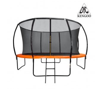 Батут DFC Trampoline Kengoo с сеткой 14ft-tr-e-bas