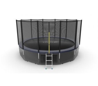 Батут с внешней сеткой Evo Jump External 16ft (Blue) + нижняя сеть
