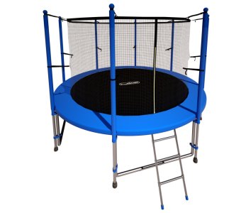 Комплект батут i-Jump 6ft (1.8m) с защитной сетью с лестницей