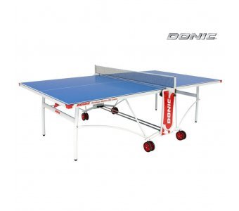 Всепогодный теннисный стол Donic Outdoor Roller De Luxe синий