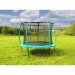 Diamond Fitness Black Edition 8ft (244 См) Батут с защитной сеткой и лестницей