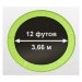 Батут Arland 12ft с внутренней страховочной сеткой и лестницей (Light green)