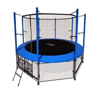 Комплект батут i-Jump 8ft (2.44м) с защитной сетью с лестницей