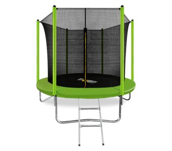 Батут Arland 8FT с внутренней страховочной сеткой и лестницей