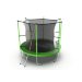 Батут с внутренней сеткой и лестницей Evo Jump Internal 8ft (Green)