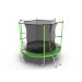 Батут с внутренней сеткой и лестницей Evo Jump Internal 8ft (Green)
