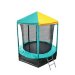Батут Optifit Like green 8ft с зелено-желтой крышей