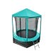 Батут Optifit Like green 8ft с зеленой крышей