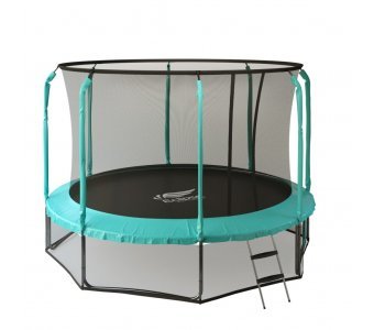 Батут с защитной сеткой Eclipse Space Green 12FT