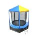 Батут Optifit Like blue 6ft с сине-желтой крышей