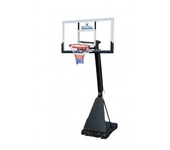 Мобильная баскетбольная стойка Royal Fitness 54", стекло