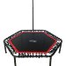 Фитнес -батут SportElite 135см FB-1360 с ручкой