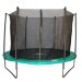 Батут DFC Jump 12ft складной, c сеткой, цвет green