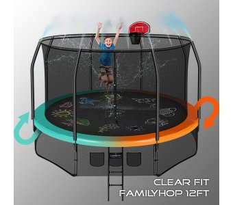 Батут Clear Fit FamilyHop 12Ft