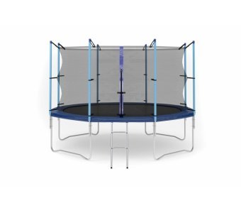 Батут Diamond fitness internal 12 FT (366 см) с защитной сеткой и лестницей