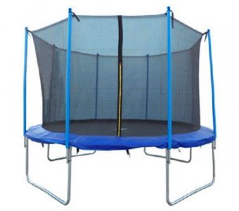 Батут Sports Power SP8ft(8W)-B (2,5 м) (внутренняя сетка) с защитной сетью и лестницей