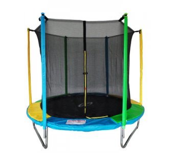 Батут Sport Elite 8FT 2,44м с защитной сеткой внутрь, мульти, MZ-8FT-M