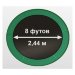Батут Arland премиум 8ft с внутренней страховочной сеткой и лестницей (Dark green)