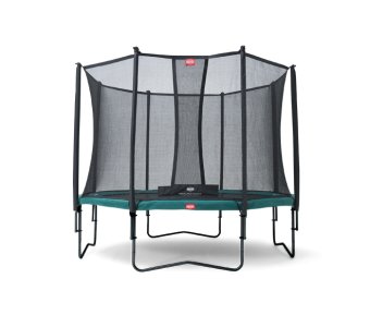 Батут Berg Champion 380 (зеленый) с защитной сеткой Comfort