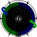 Батут Swollen Prime Black 8 FT