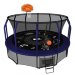 Батут Unix line Supreme Game 12 ft + Basketball (blue)