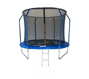 Батут Sport Elite Play 10FT фиберглас с принтом, защитной сеткой внутрь, с лестницей FR-80-10FT